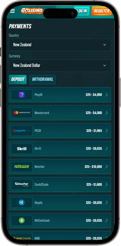 Golisimo Casino Payments